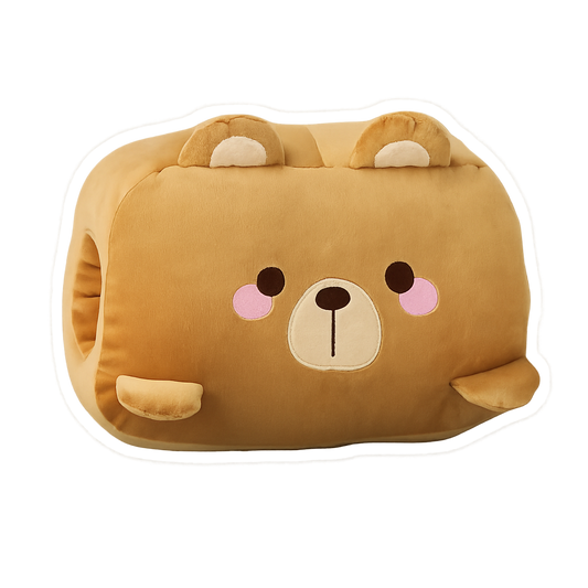 Fluffy-Hug Brown Bear