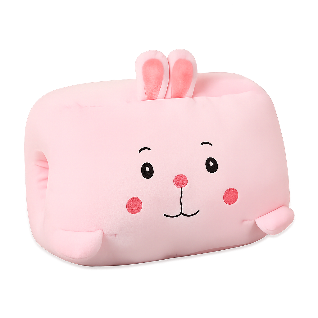 Fluffy-Hugs Pink Pig